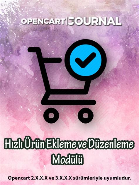 Opencart Hızlı Ürün Ekleme ve Düzenleme Modülü | Opencart Journal %100 ...