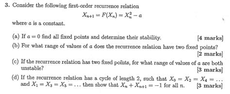 Image result for First Order Recurrence Relation
