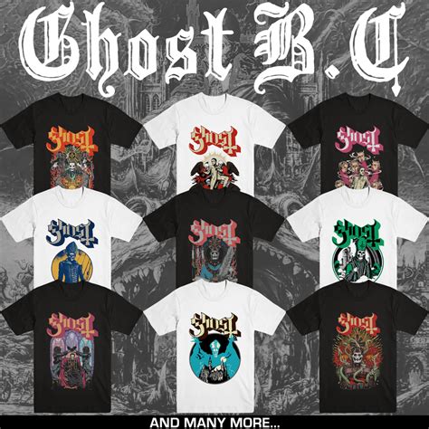 GHOST BC | T-SHIRT BAND | HEAVY METAL | MERCHANDISE MERCHANDISE ...