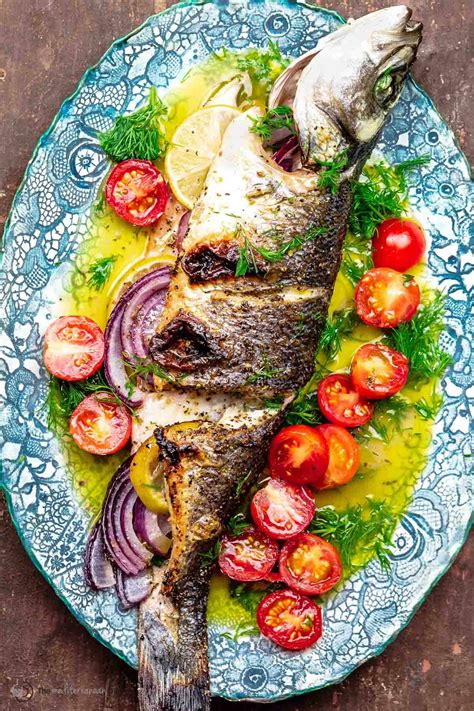 Greek-Style Roasted Branzino Recipe – BakesCI