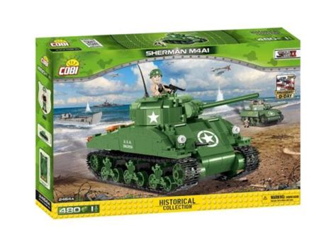 Buy COBI Small Army WW-Sherman M4A1 Tank Building Kit Online at Lowest ...