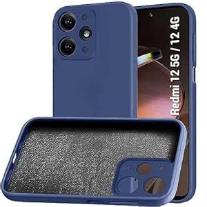 TheGiftKart Liquid Silicon Back Cover Case for Mi Redmi 12 5G / 4G ...