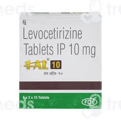 Buy 1 Al 10 MG Strip Of 15 Tablets Online at Truemeds