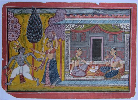 Mughal Moments Original Art Paper Painting - eCraftIndia Online