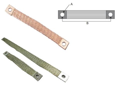 Flexible Flat Copper Braid Bond, Flexible Copper Braid Bond, Braided ...