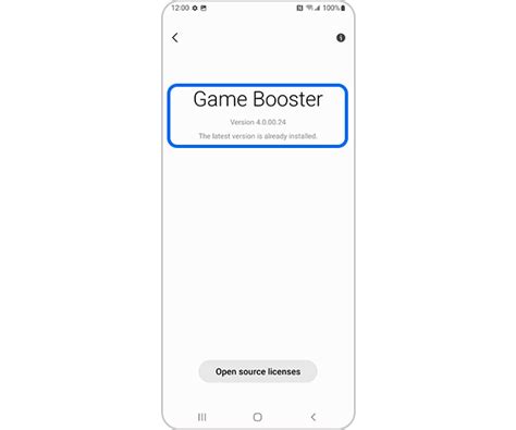 How to update the Game Booster app and check the version | Samsung India
