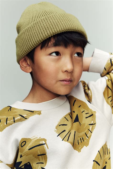 Sweatshirt - Light gray/lions - Kids | H&M US