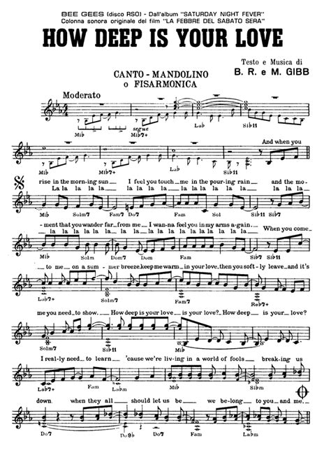 Image result for How Deep Is Your Love Piano Tutorial