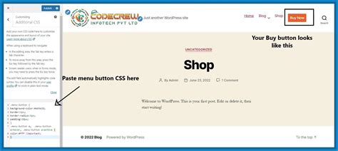 WordPress Menu Bar Adding Button 的图像结果