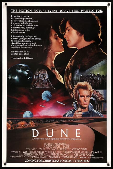 Dune (1984) Original Advance One-Sheet Movie Poster - Original Film Art ...