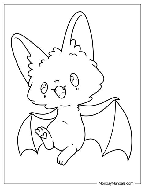 Bats Coloring Pages