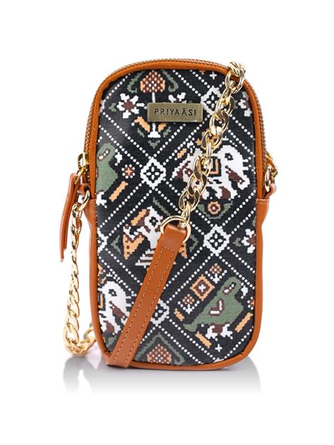 Buy Priyaasi Black Multicolor Sling Bag for Women | Stylish & Compact ...