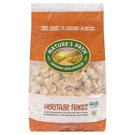Nature's Path Organic Heritage Flakes Cereal, 907g/2 lb