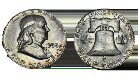 1958 Half Dollar Value – Price Guide, Mint Marks, Full Bell Line ...