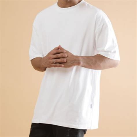 FRENCH TERRY Oversize Cotton Tshirt 240GSM ( White ) – Deeher Gifts