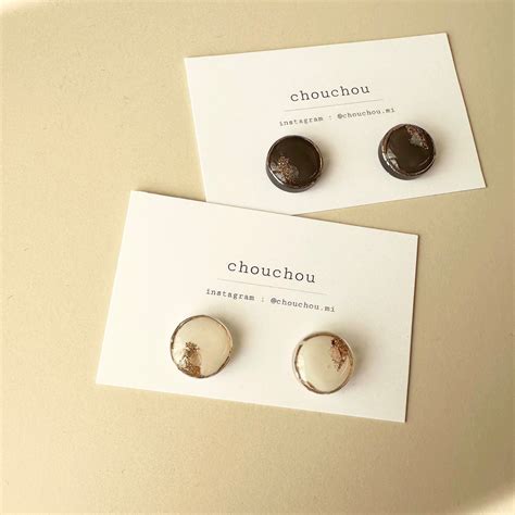 brown gold round accessory | chouchou1mi