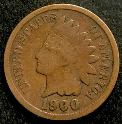 1900 Indian Head Cent Bronze Composite Penny V2P6R5 - For Sale, Buy Now ...