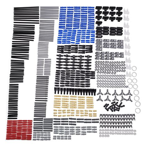 Technic Axle Rubber Band Pins Bush Round Plate Round Brick | Desertcart ...