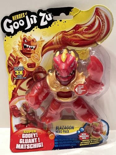 Heroes of Goo Jit Zu Figure Super Gooey Blazagon India | Ubuy
