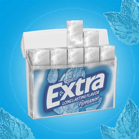 Extra Long Lasting Flavor Peppermint Sugar Free Gum 35 ct | Shipt