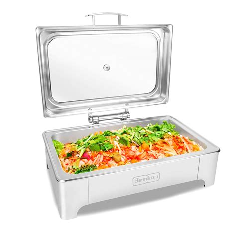 Bemkop Electric Chafing Dish,Rectangular Chafing Dish Buffet Set with ...