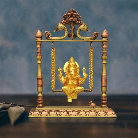 Jula Ganesha 9.2" – mantra gold coatings