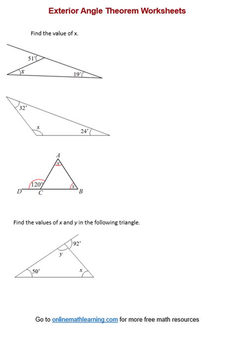 Image result for Angle Side Theorem Worksheet