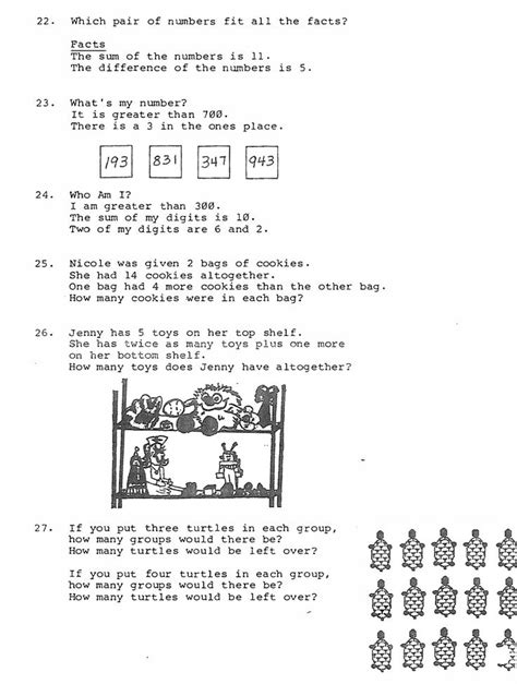 Image result for Problem Solving Pattern for Grade 2