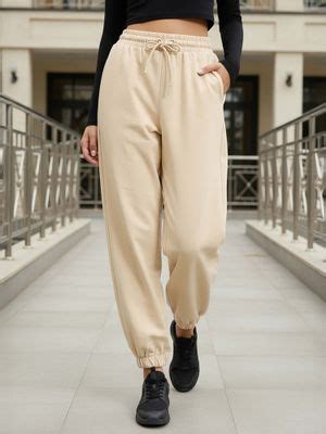 Buy Bewakoof Air 1.0 Women's Brown Oversized Joggers Online