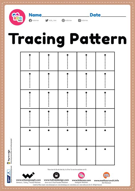 Free Printable Tracing Lines Worksheet | Kids Nex