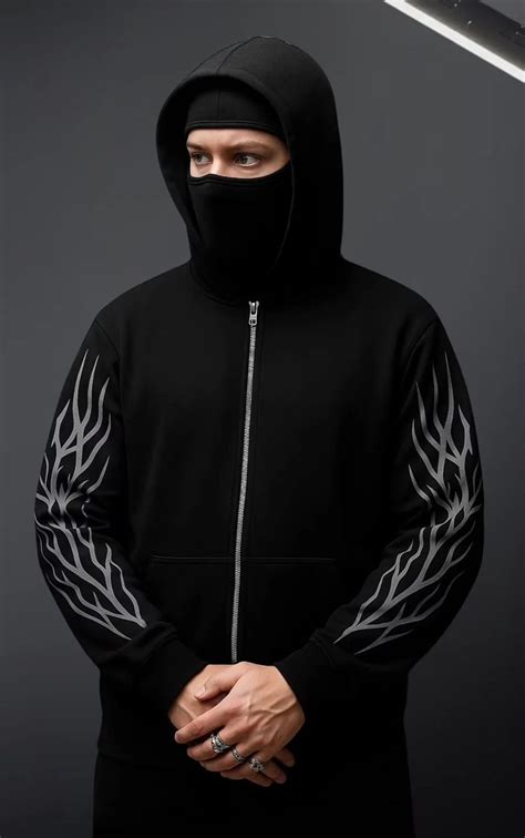 Oversize Double Zip Balaclava Hoodie Limited Edition – Genz Vibees