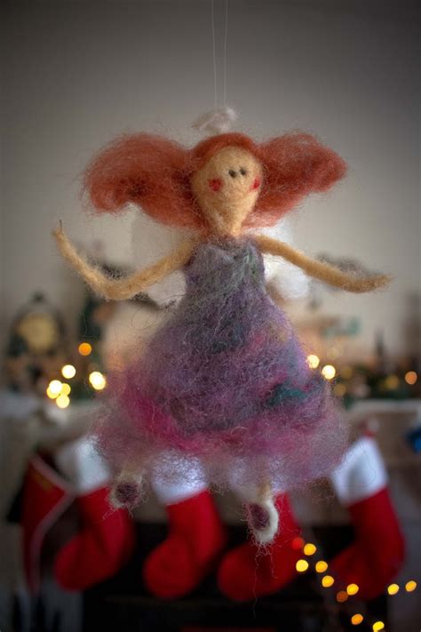 Needle Felted Angel Tutorial 的图像结果