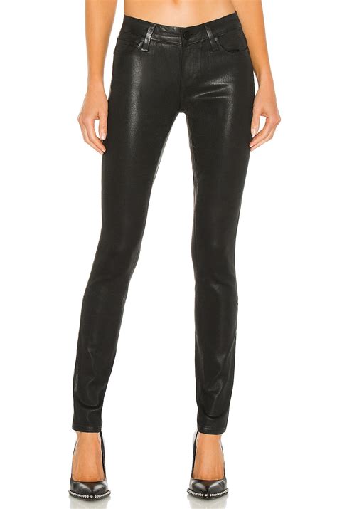 PAIGE Verdugo Ultra Skinny in Black Fog Luxe Coating | REVOLVE