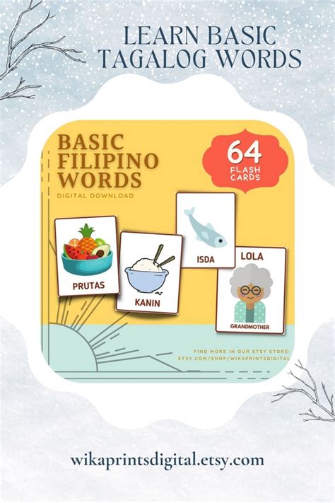 Image result for Tagalog FlashCards