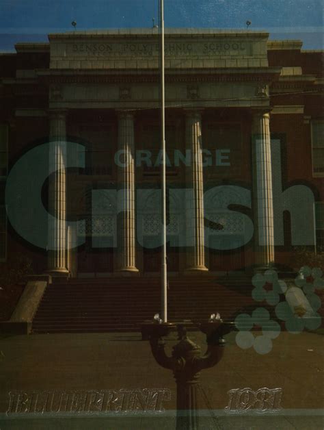 1981 yearbook from Benson Polytechnic High School from Portland, Oregon ...
