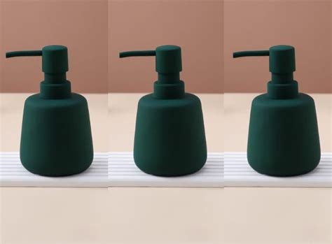 UMAI Liquid Soap Dispenser | Stoneware | Bathroom Sanitizer, Lotion ...