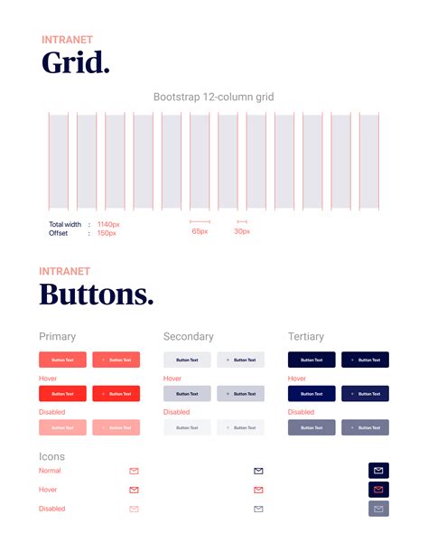 Intranet Style Guide | UI/UX Design Principles | Web design style guide ...