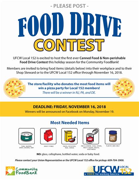 Food Drive Flyer Template - Ccalcalanorte.com