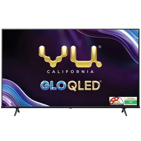 Vu 126cm (50 inches) GloQLED Series 4K QLED Smart Google TV 50QLED25 ...