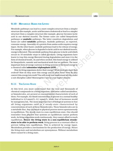 Biomolecules - NCERT Book of Class 11 Biology