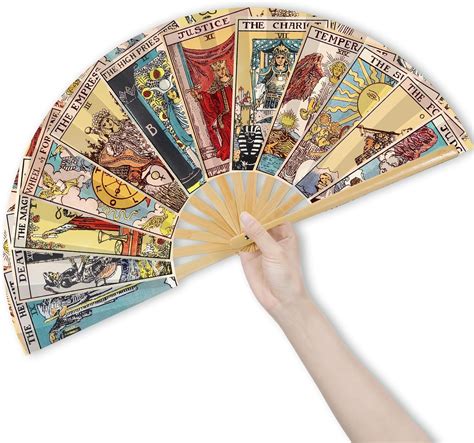 Weysat Tarot Card Hand Fan Rave Fan Oversized India | Ubuy