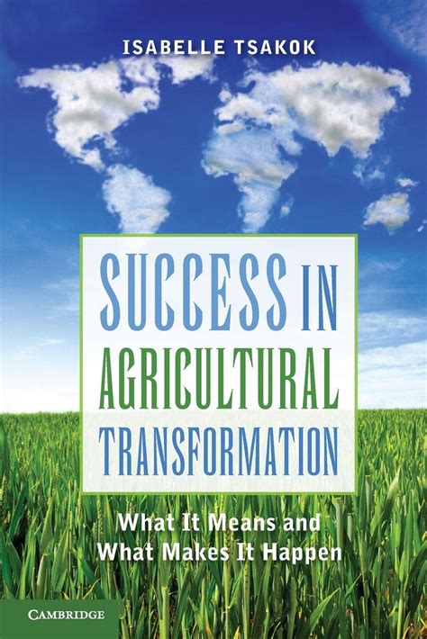 Buy Success in Agricultural Transformation: What It Means and What ...