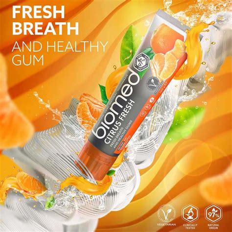 Biomed Citrus Fresh Toothpaste 100 g | lyko.com