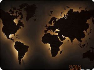 TheSlidingMouse Iconic World Map mousepad for Laptop & Pc Non Slip Base ...
