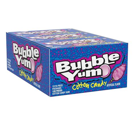 BUBBLE YUM Cotton Candy Chewy, Bubble Gum Packs, India | Ubuy