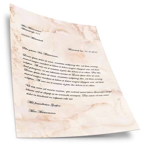 Marmorpapier | Briefpapier Marmor & Struktur MARMOR TERRACOTTA | Pape