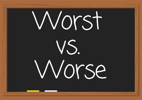 Worst vs. Worse: What's the Difference? - Capitalize My Title