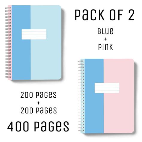 B5 Spiral/Wiro Notebooks -Student Notebooks – Fun Lines