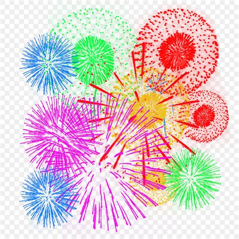 Colorful Firework Clipart