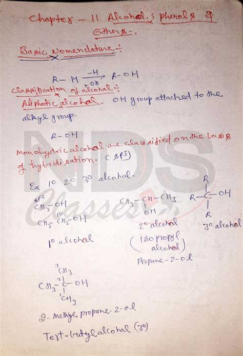 Chapter 11 alcohols, phenol, ether - chapter 11 Alcohol, x S phenol ...